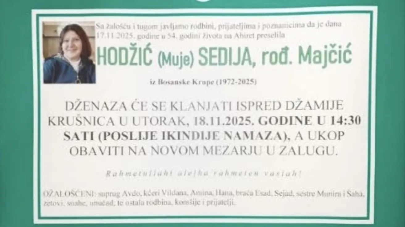 Hodžić (Muje) Sedija, rođ. Majčić