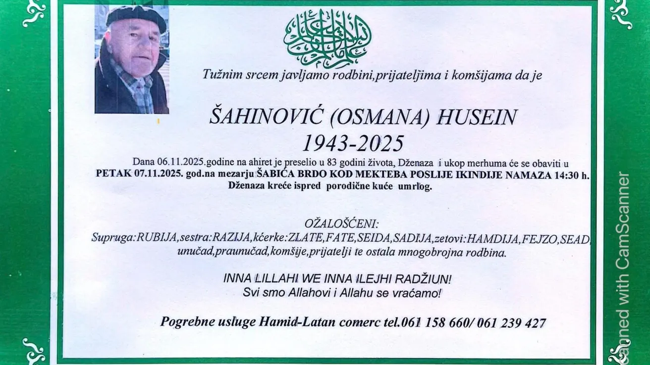 Šahinović (Osman) Husein