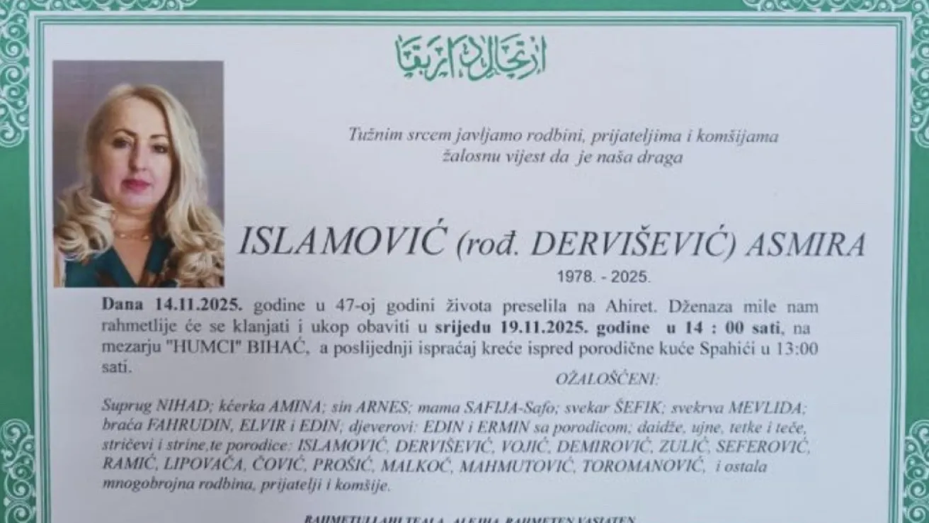 Islamović (rođ. Dervišević) Asmira