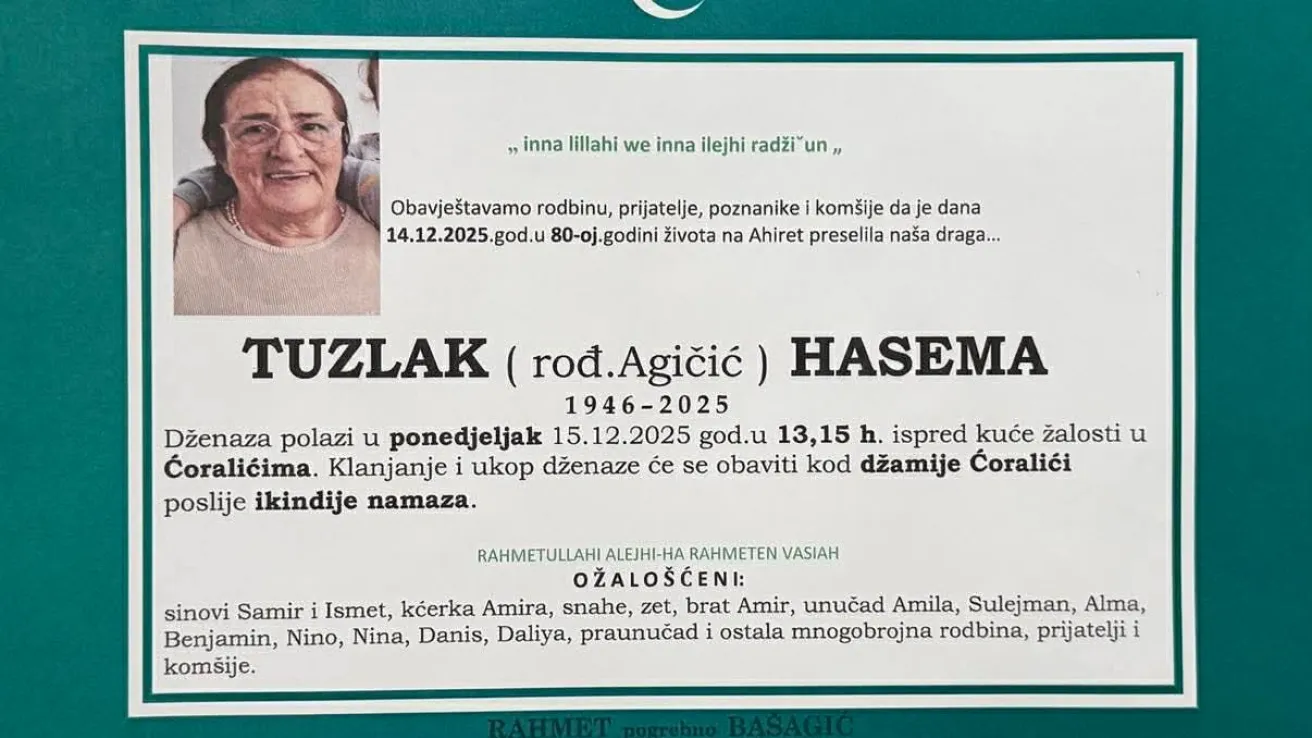 Tuzlak (rođ. Agičić) Hasema