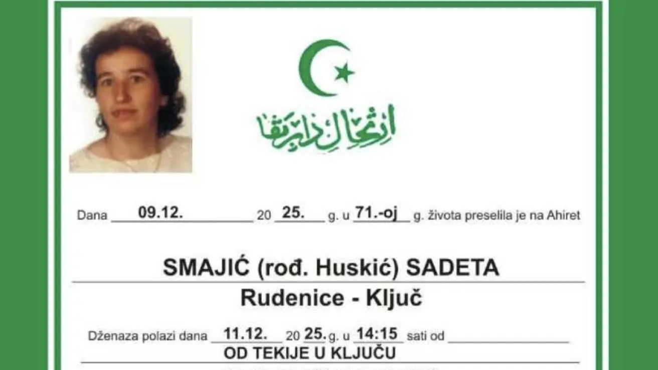 Smajić (rođ. Huskić) Sadeta