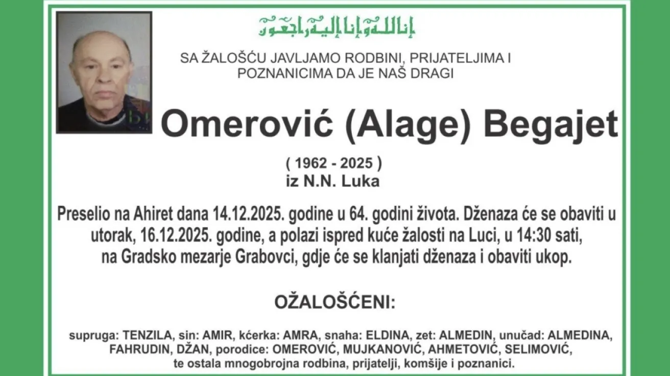 Omerović (Alage) Begajet