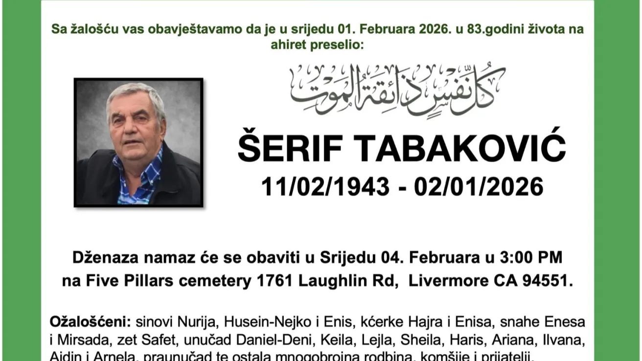 &Scaron;erif Tabaković