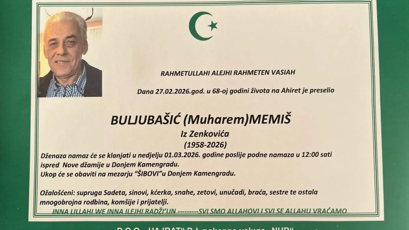 Buljuba&scaron;ić (Muharem) Memi&scaron;