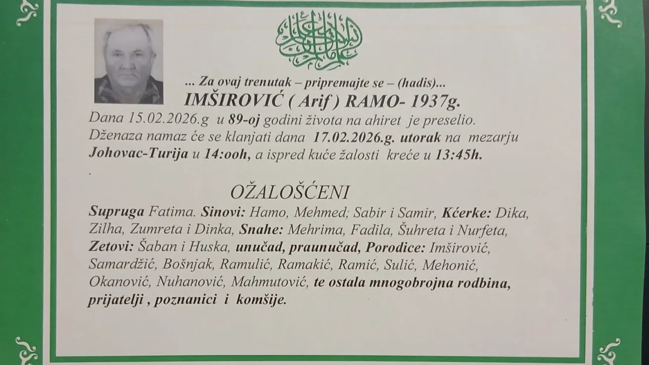Im&scaron;irović  (Arif) Ramo 