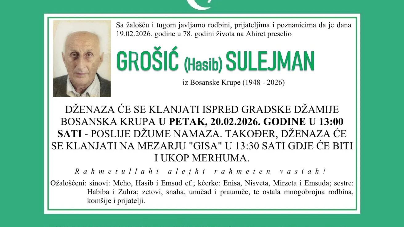 Gro&scaron;ić (Hasib) Sulejman