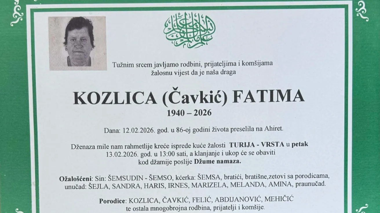 Kozlica (Čavkić) Fatima