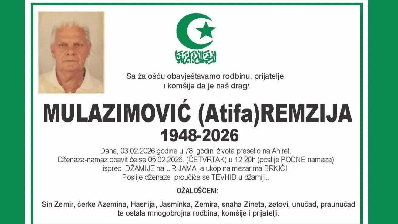 MULAZIMOVIĆ (Atifa) REMZIJA