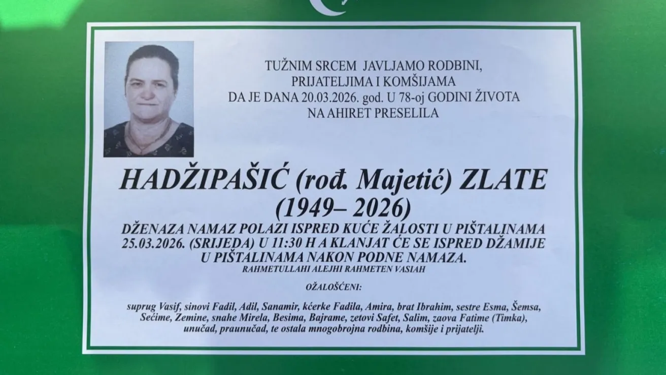 Hadžipa&scaron;ić (rođ. Majetić) Zlate
