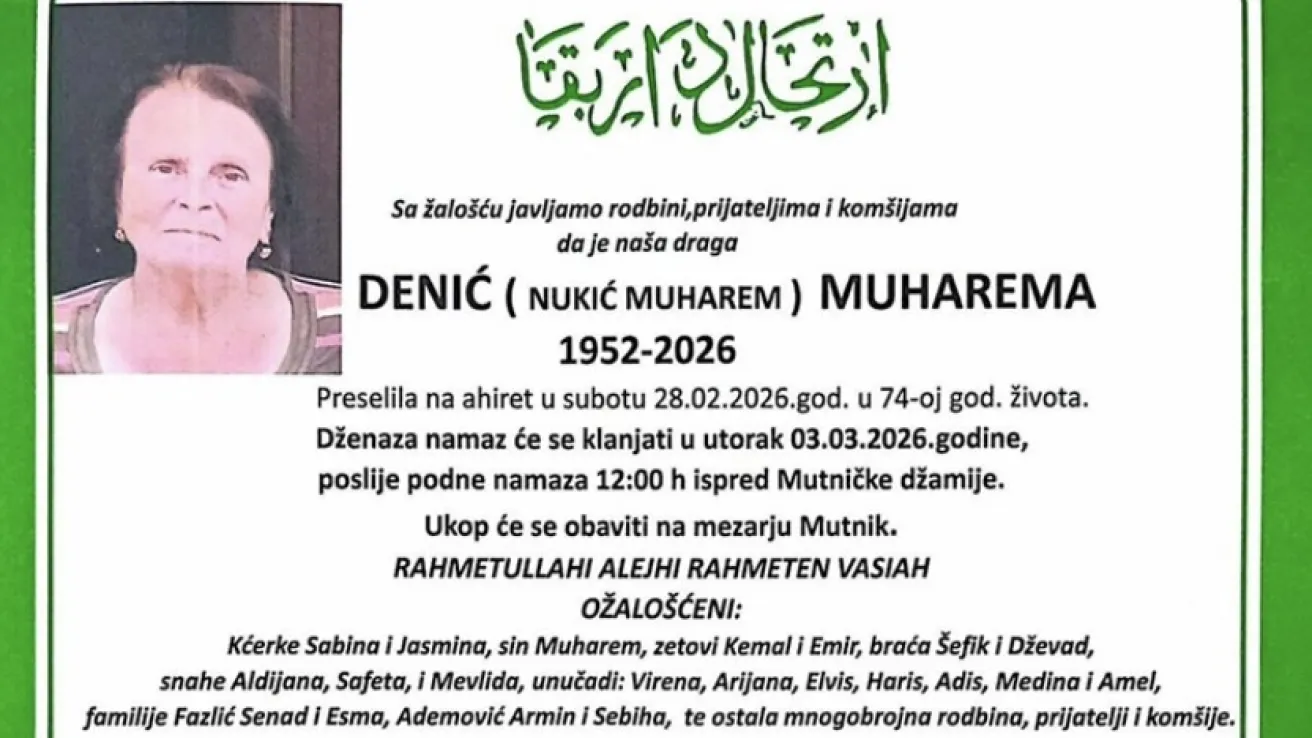 Denić (Nukić Muharem) Muharema