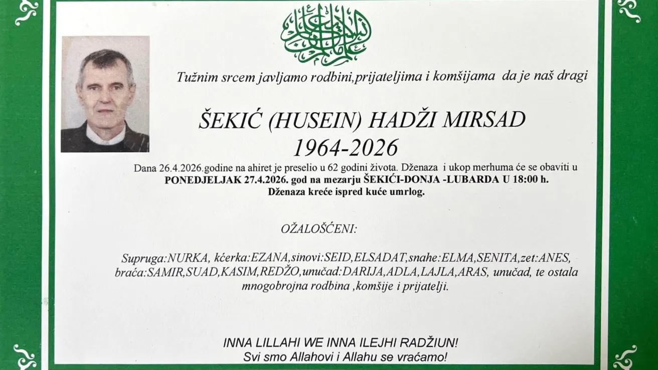 &Scaron;ekić (Husein) Hadži Mirsad