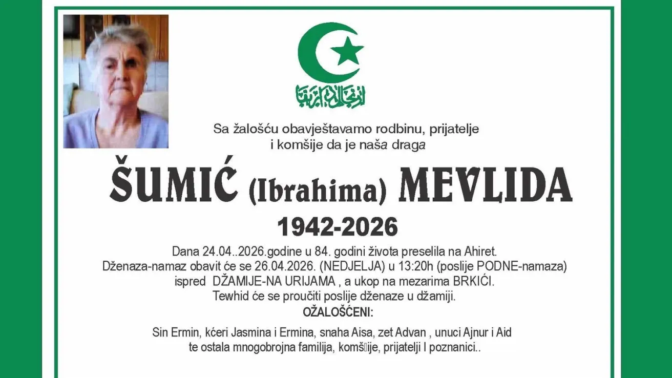 &Scaron;umić (Ibrahima) Mevlida