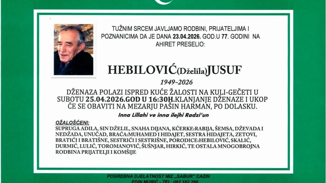 Hebilović (Dželila) Jusuf
