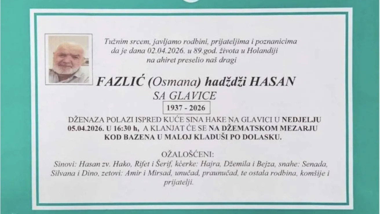 Fazlić (Osmana) hadžija Hasan