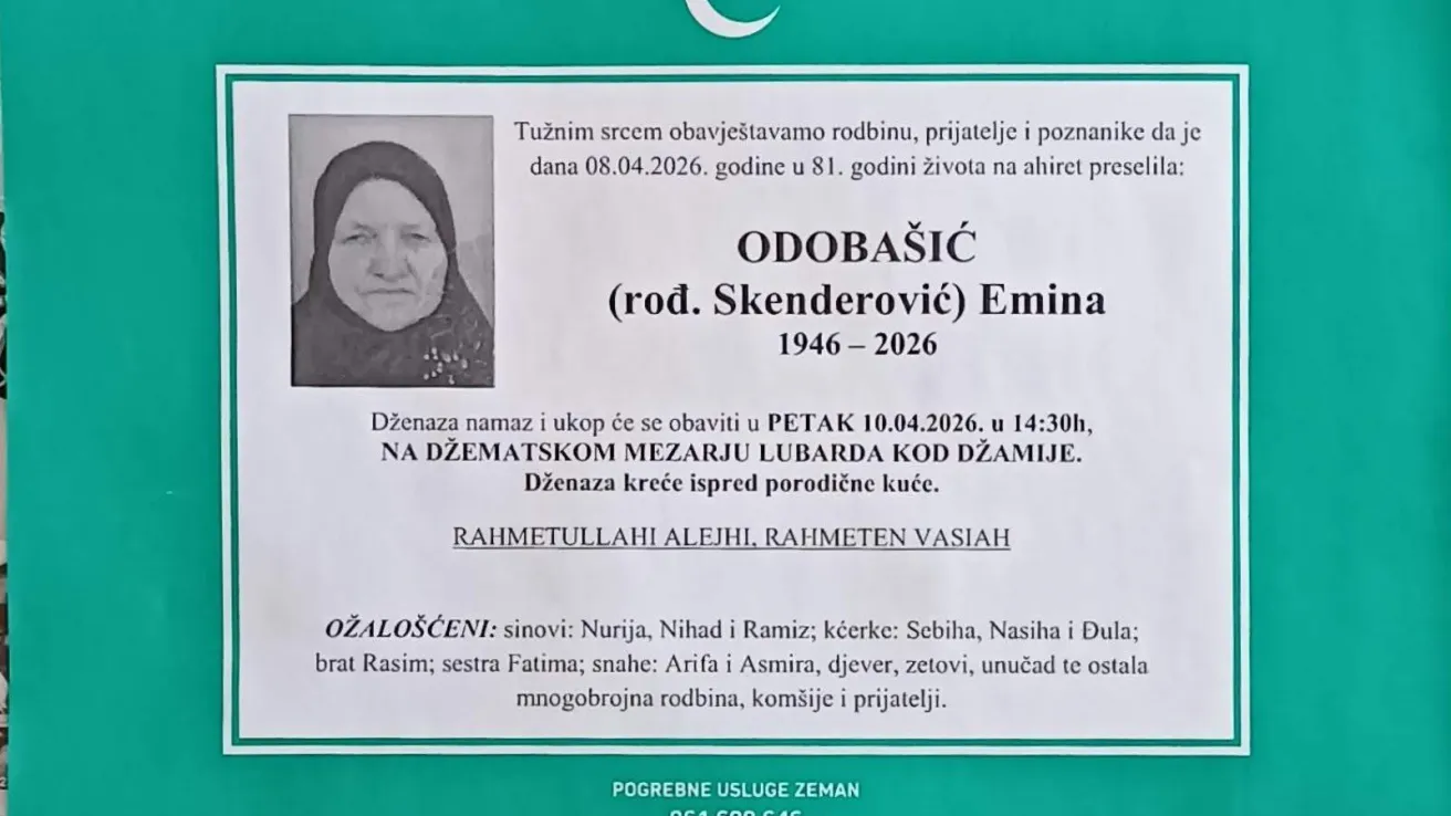Odoba&scaron;ić (rođ. Skenderović) Emina