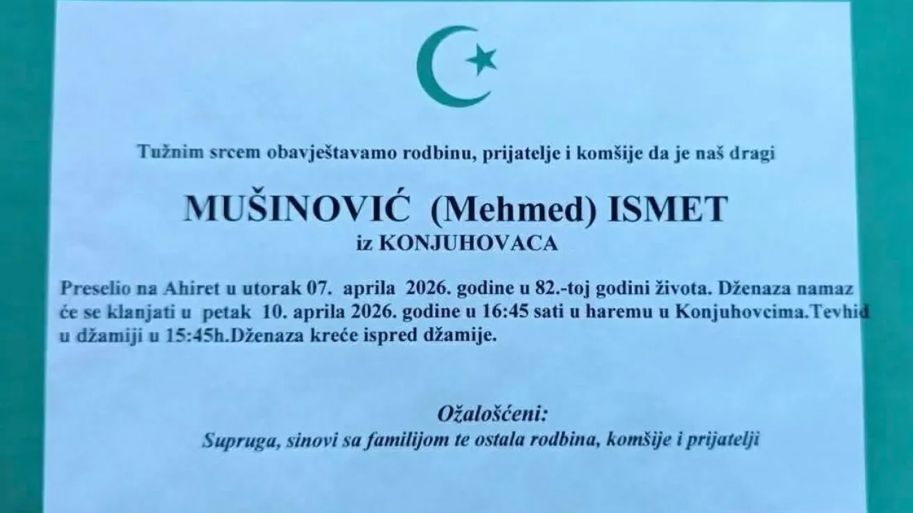 Mu&scaron;inović (Mehmed) Ismet