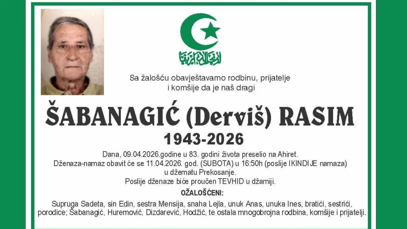 &Scaron;abanagić (Dervi&scaron;) Rasim