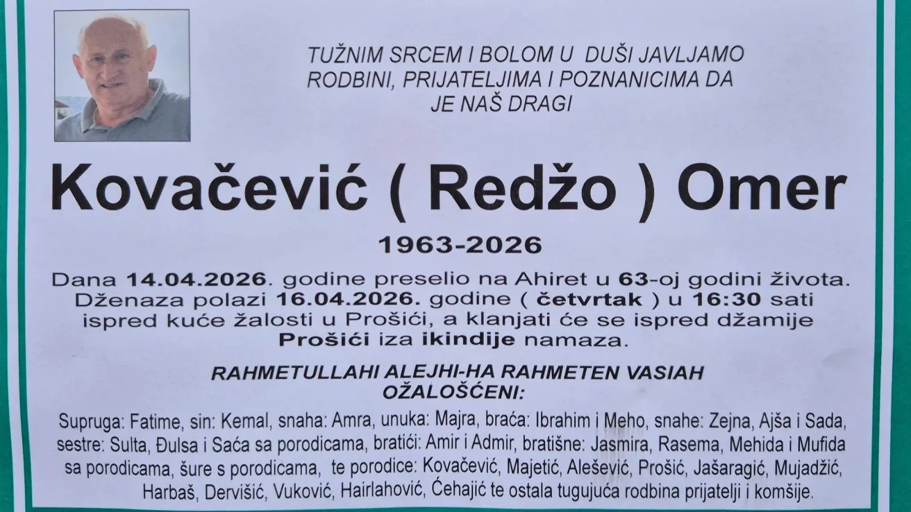 Kovačević (Redžo) Omer