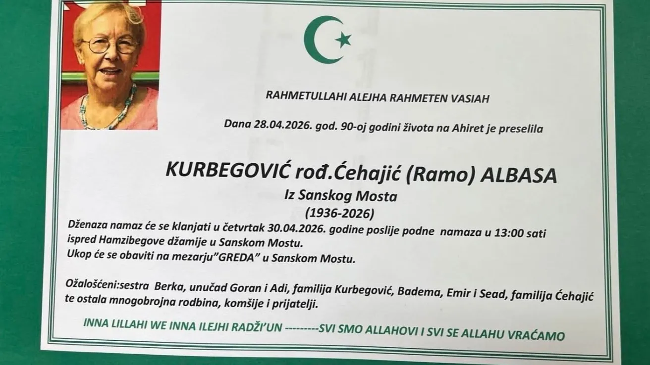 Kurbegović, rođ. Ćehajić (Ramo) Albasa