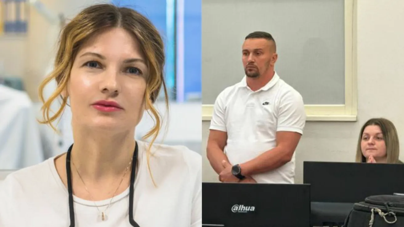 Nina Jovanović i roditelji male Džene Gadžun. Screenshot