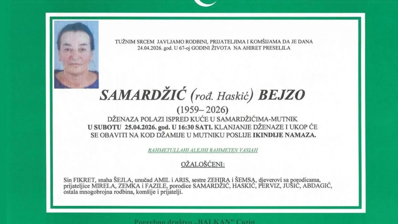 Samardžić (rođ. Haskić) Bejzo