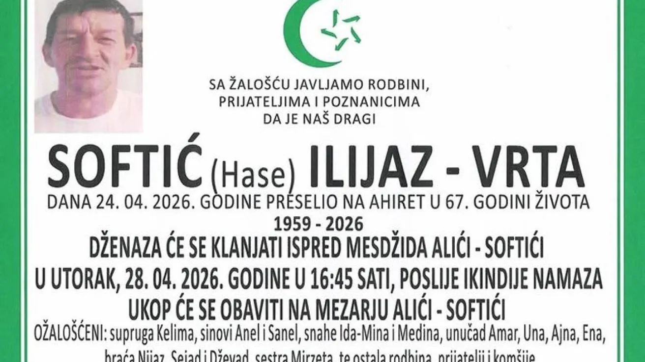 Softić (Hase) Ilijaz &ndash; Vrta