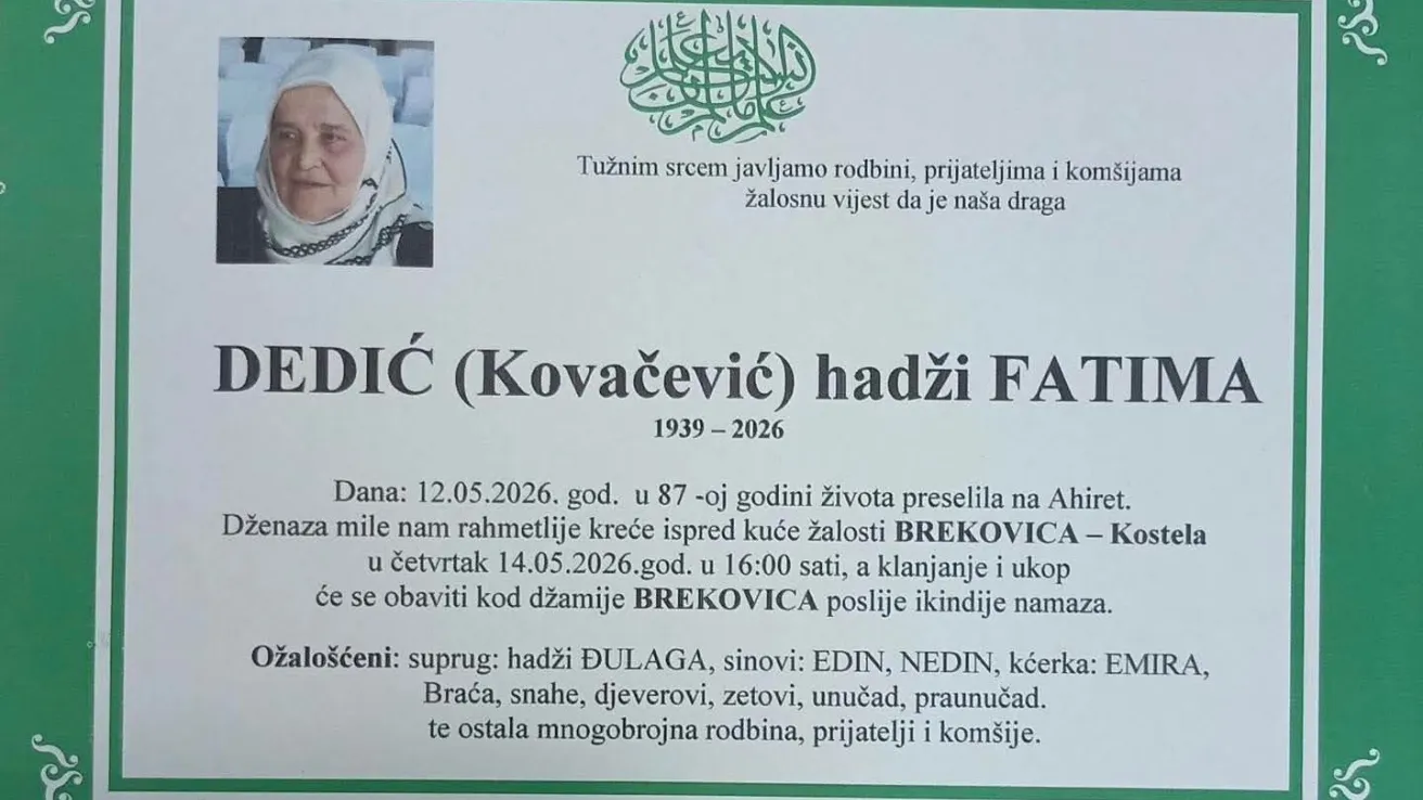 Dedić (Kovačević) hadži Fatima