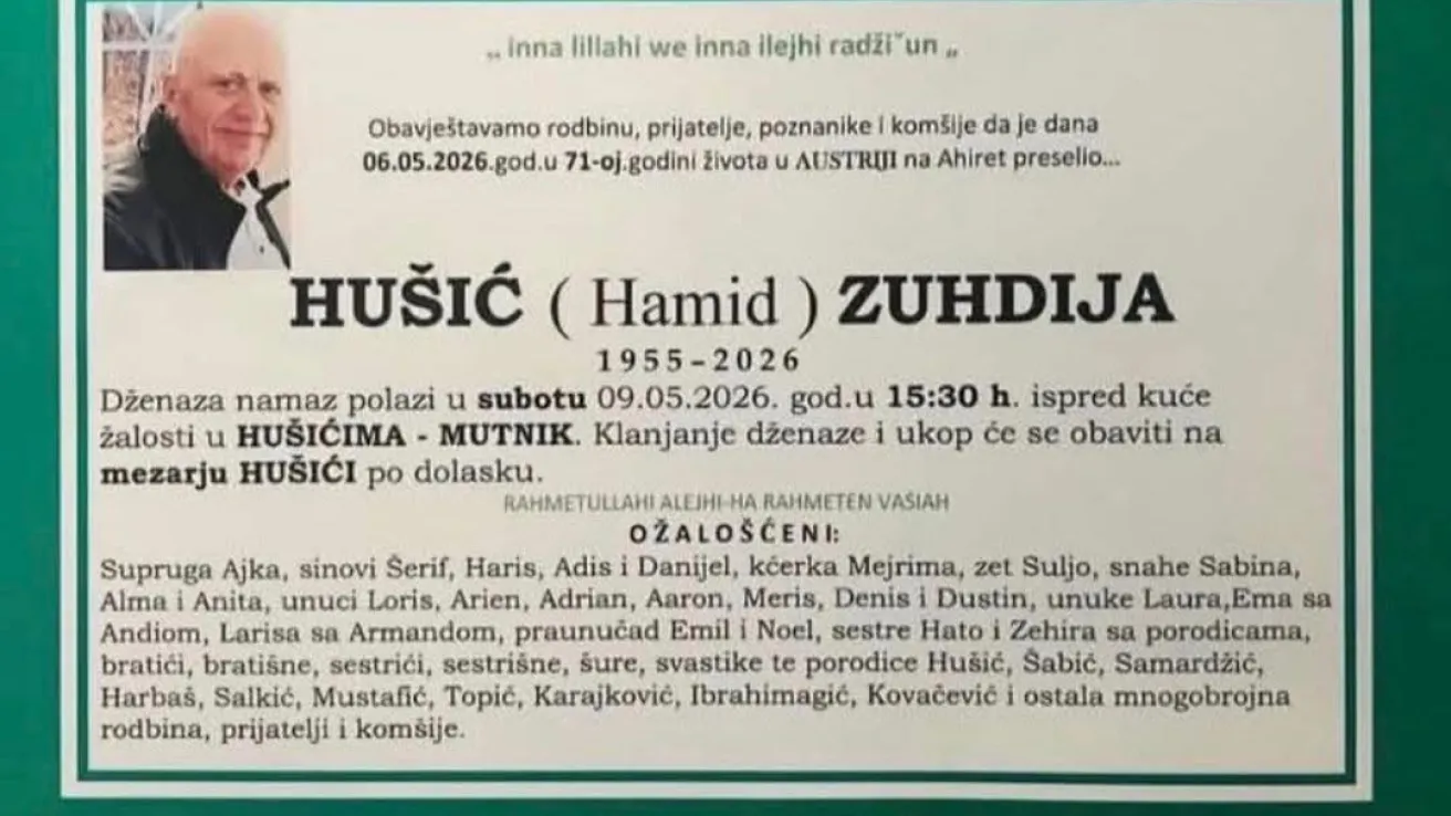 Hu&scaron;ić (Hamid) Zuhdija