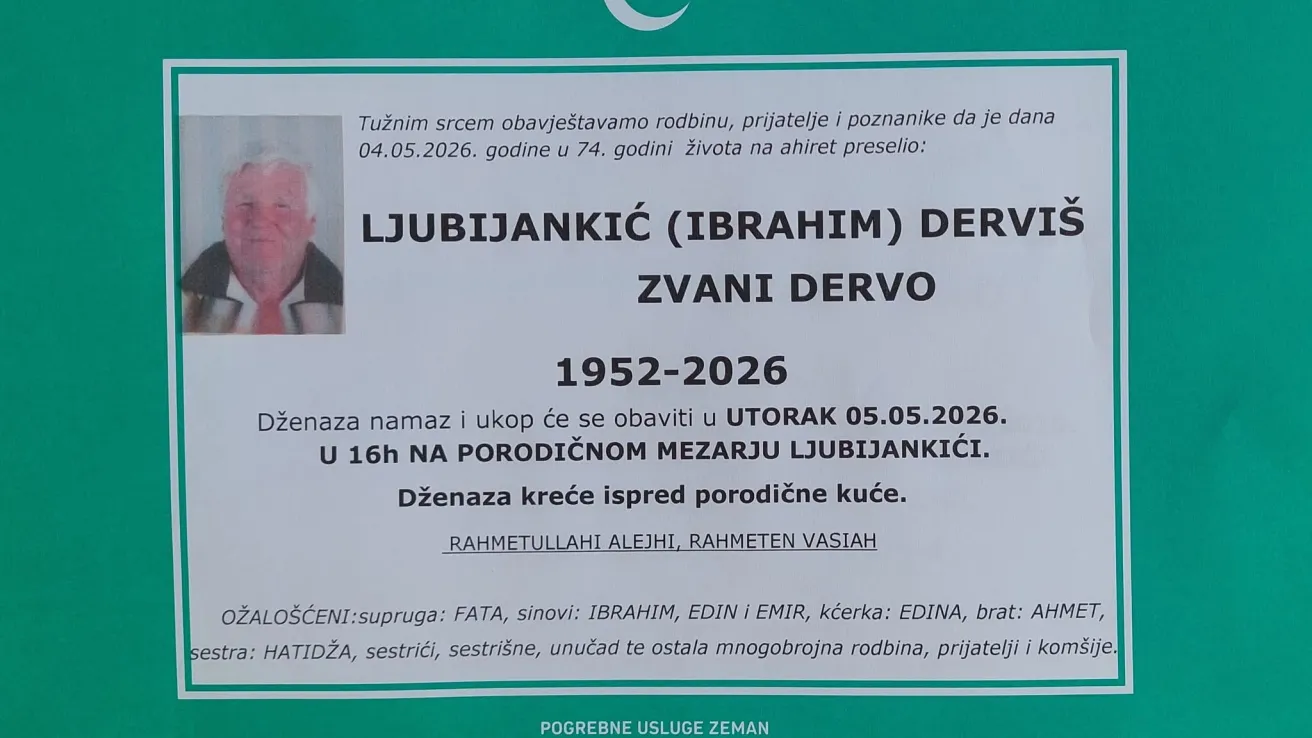 Ljubijankić (Ibrahim) Dervi&scaron;, zvani Dervo