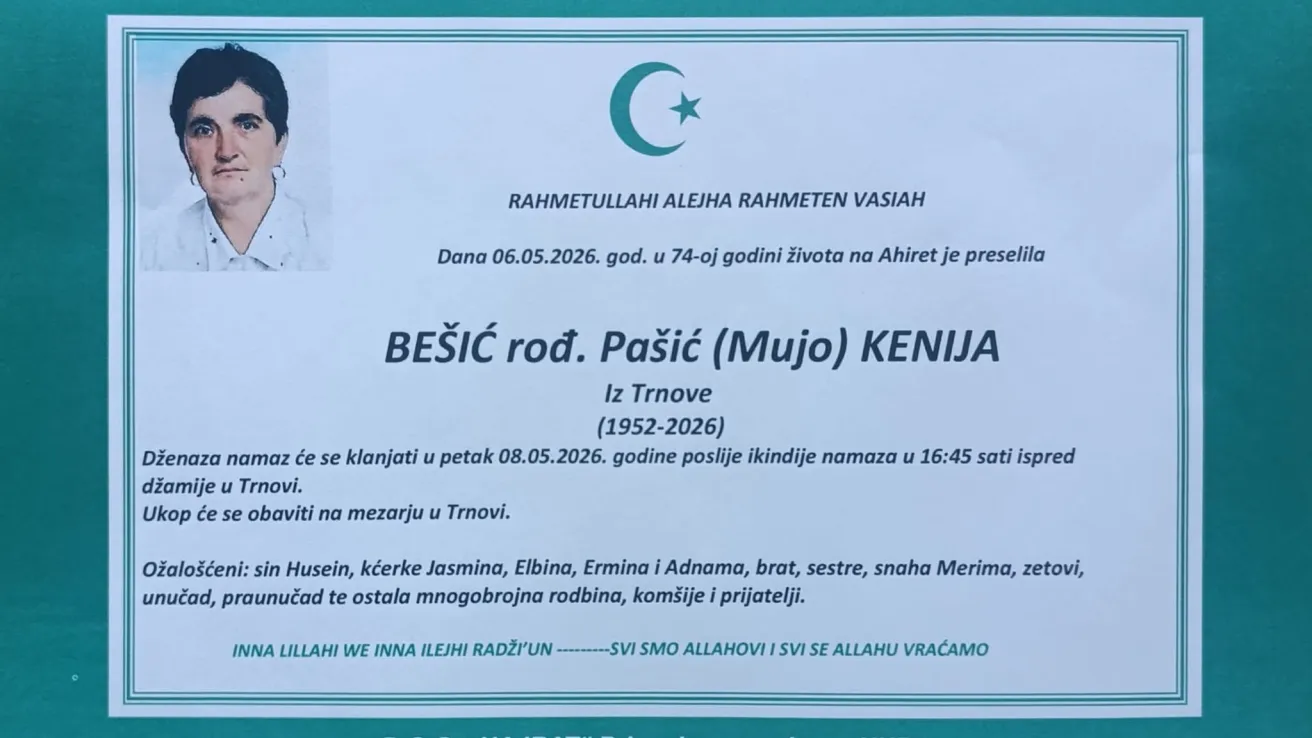 Be&scaron;ić rođ. Pa&scaron;ić (Mujo) Kenija