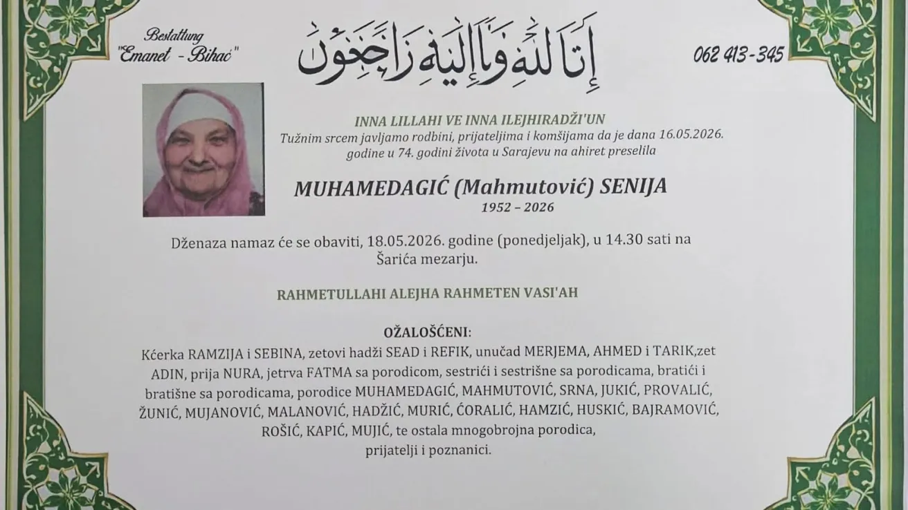 Muhamedagić (Mahmutović) Senija