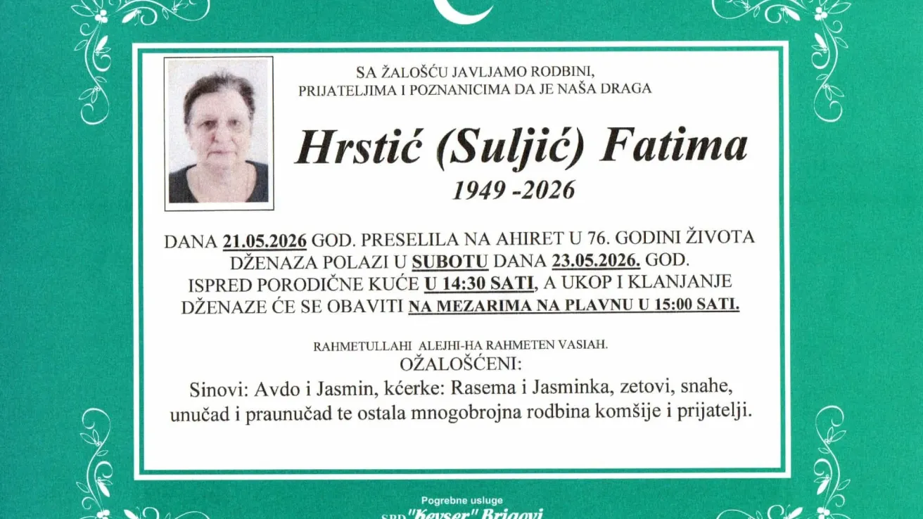 Hrstić (Suljić) Fatima