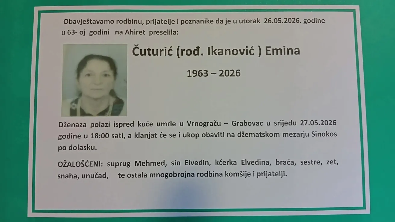 Čuturić (rođ. Ilkanović) Emina