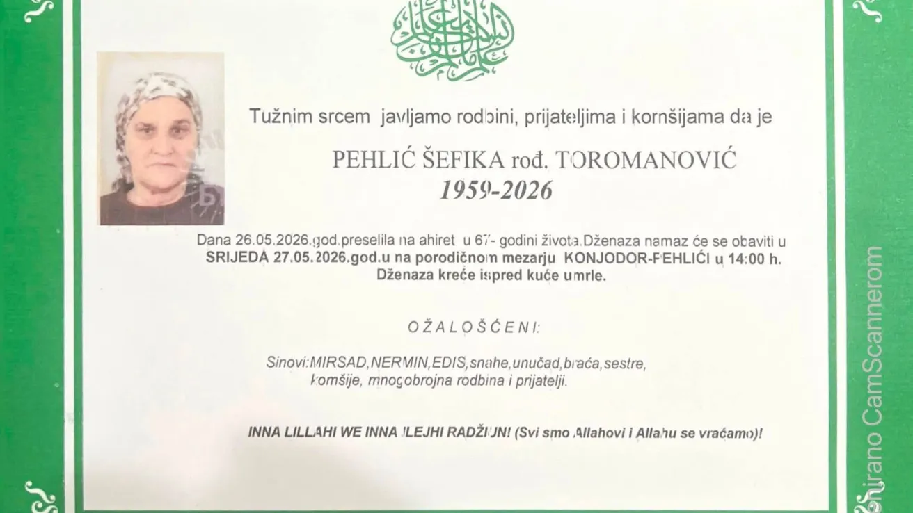 Pehlić &Scaron;efika, rođ. Toromanović