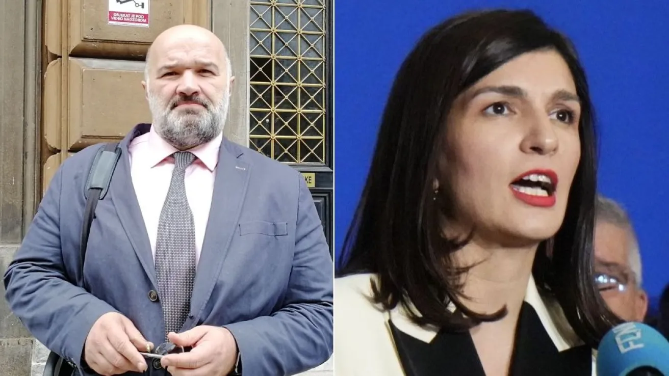 Senad Pećanin i Sabina Ćudić. Screenshot