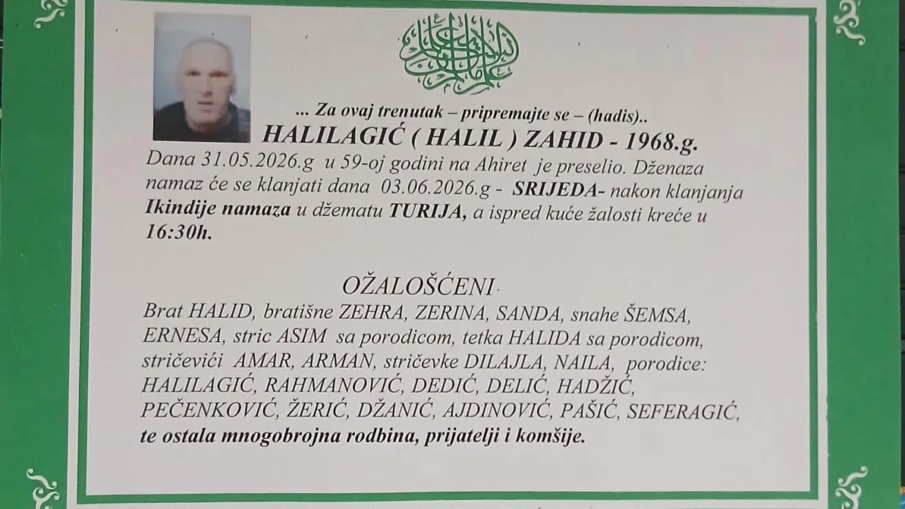 Halilagić (Halil) Zahid &ndash; 1968. g.