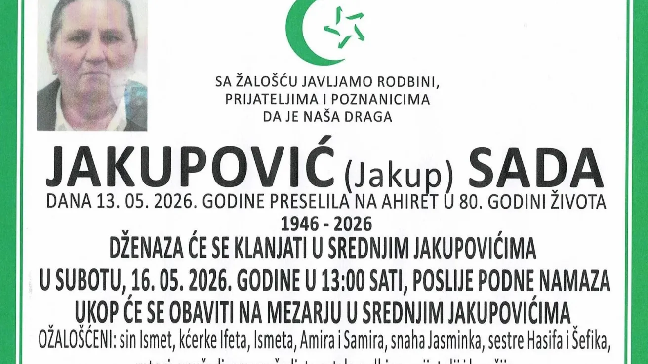 Jakupović (Jakup) Sada