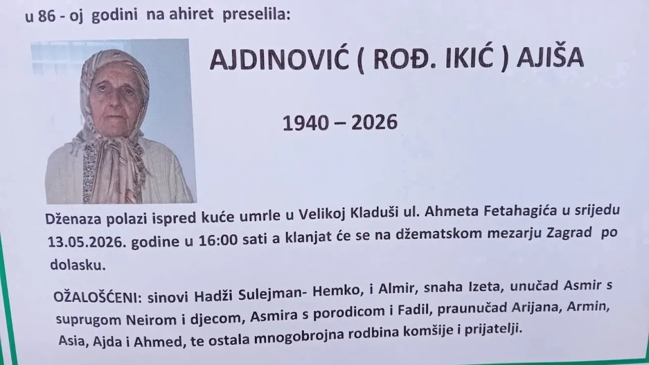 Ajdinović (rođ. Ikić) Aji&scaron;a