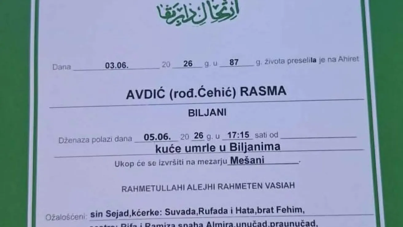 Avdić (rođ. Čehić) Rasma
