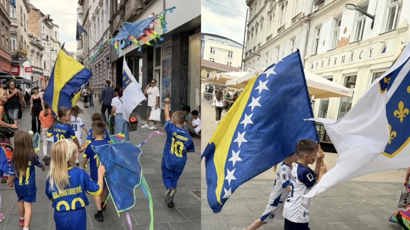 Najmladi navijaci foto A.K. Cazin.net