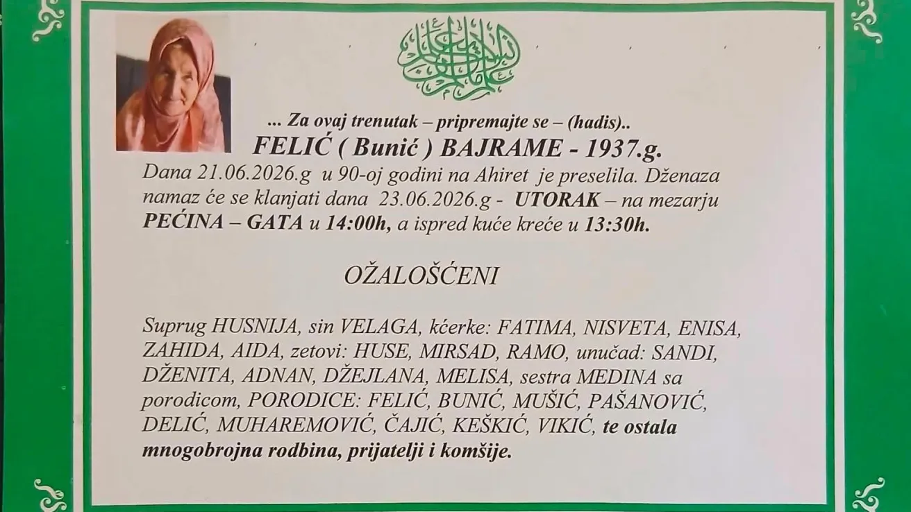 Felić (Bunić) Bajrame