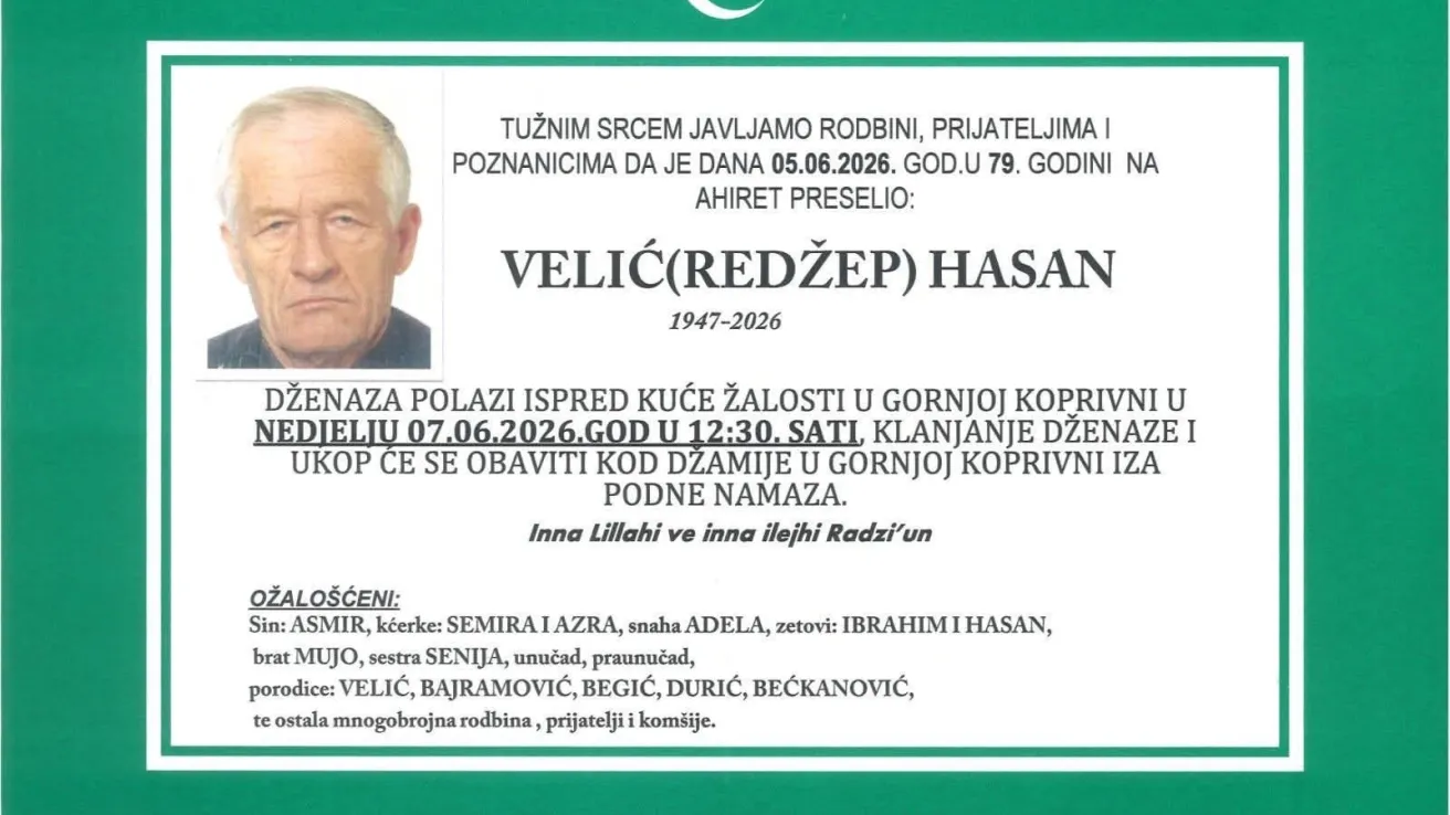 Velić (Redžep) Hasan