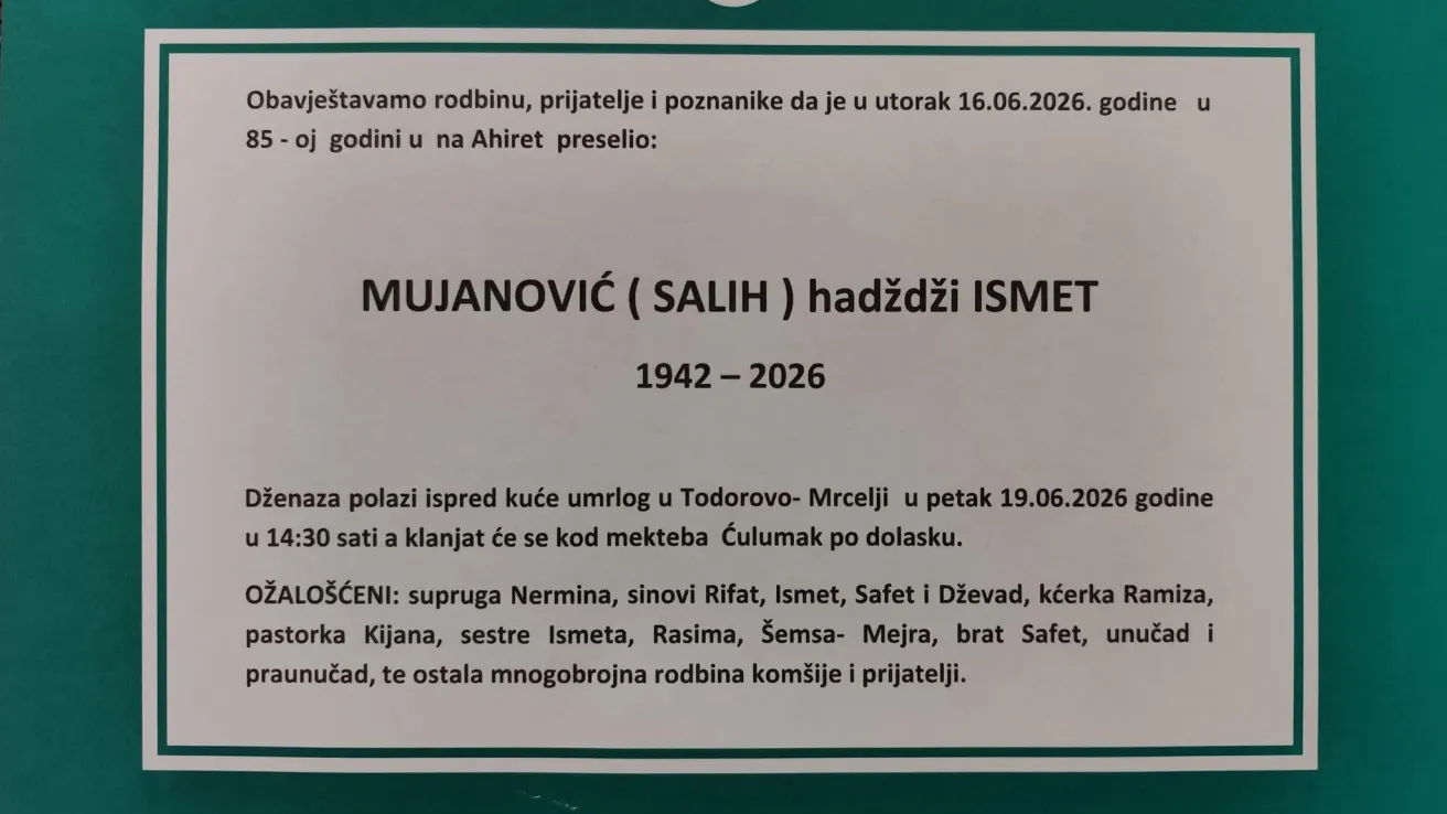 Mujanović (Salih) hadži Ismet