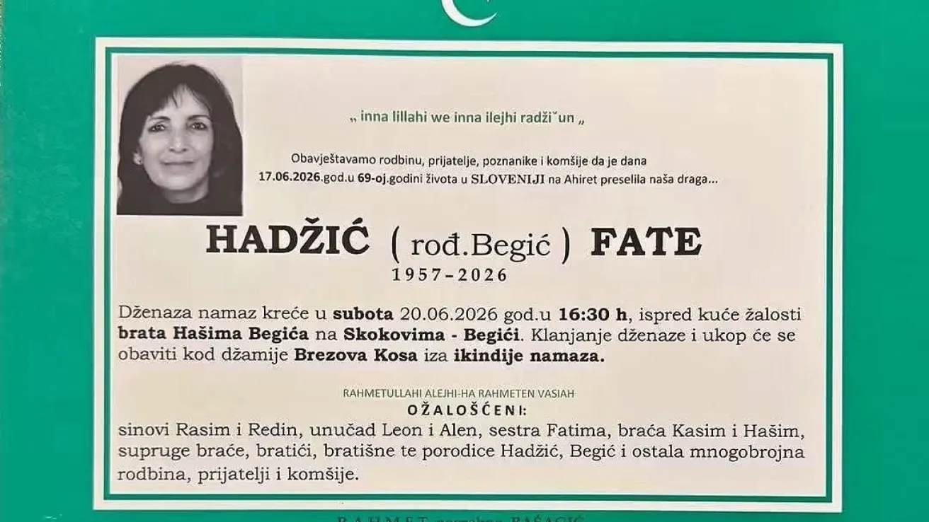 Hadžić (rođ. Begić) Fate