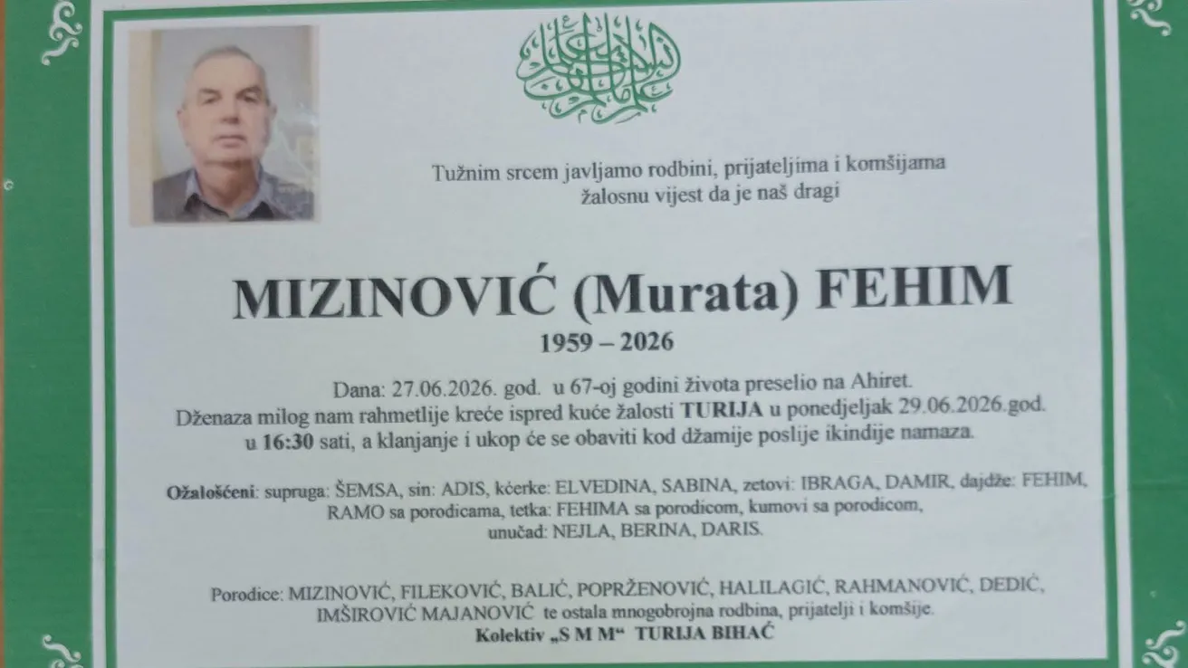 Mizinović (Murata) Fehim