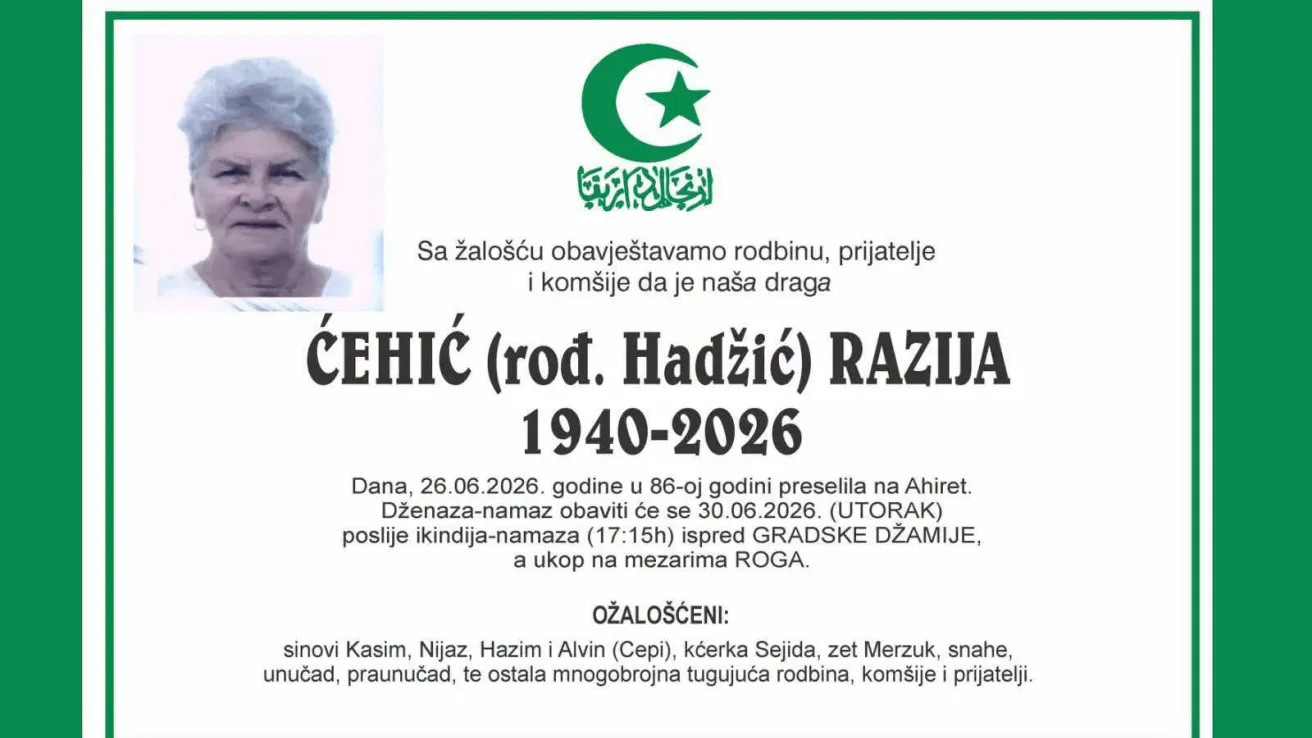 Ćehić (rođ. Hadžić) Razija