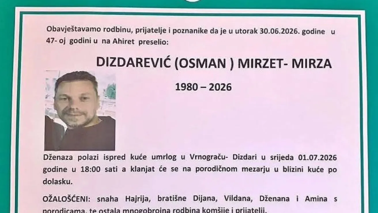 Dizdarević (Osman) Mirzet &ndash; Mirza
