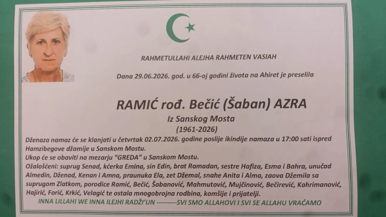 Ramić rođ. Bečić (&Scaron;aban) Azra