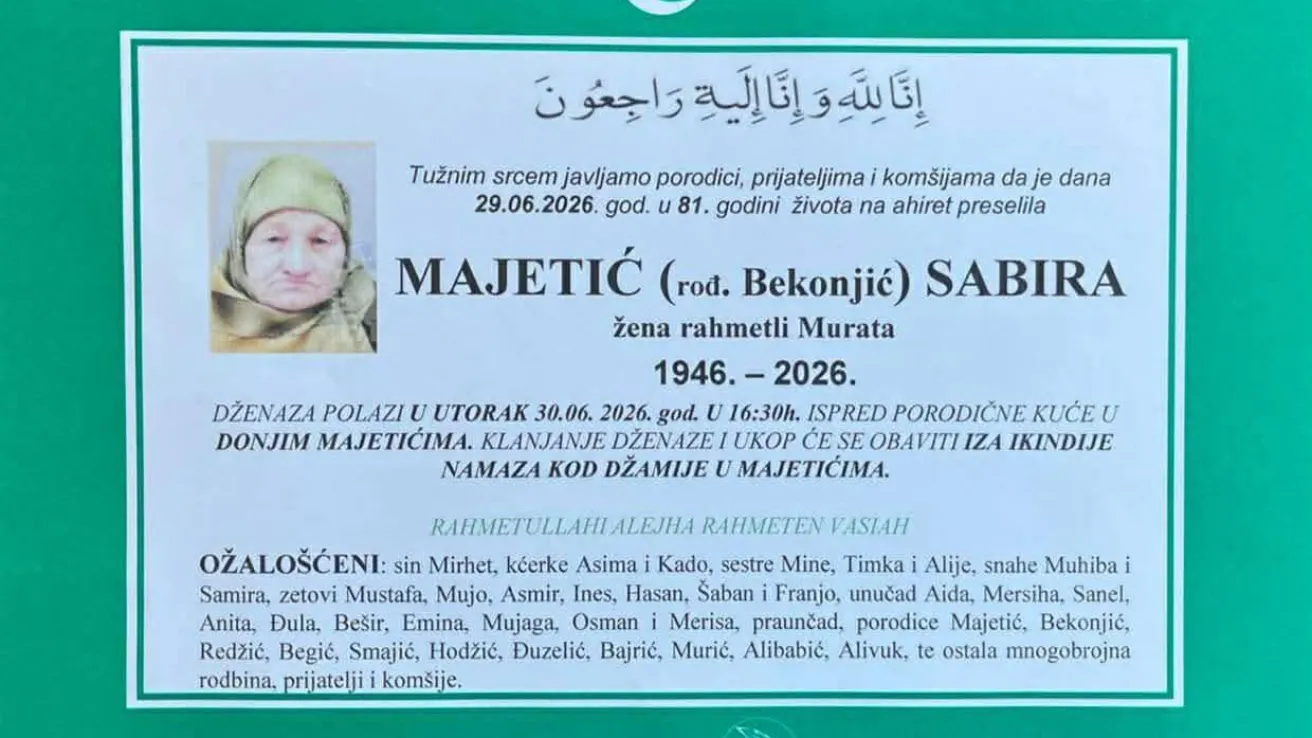 Majetić (rođ. Bekonjić) Sabira