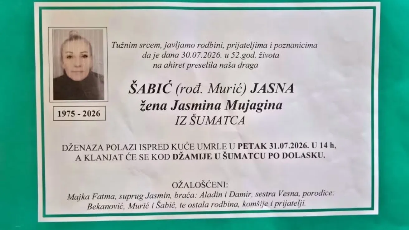&Scaron;abić (rođ. Murić) Jasna